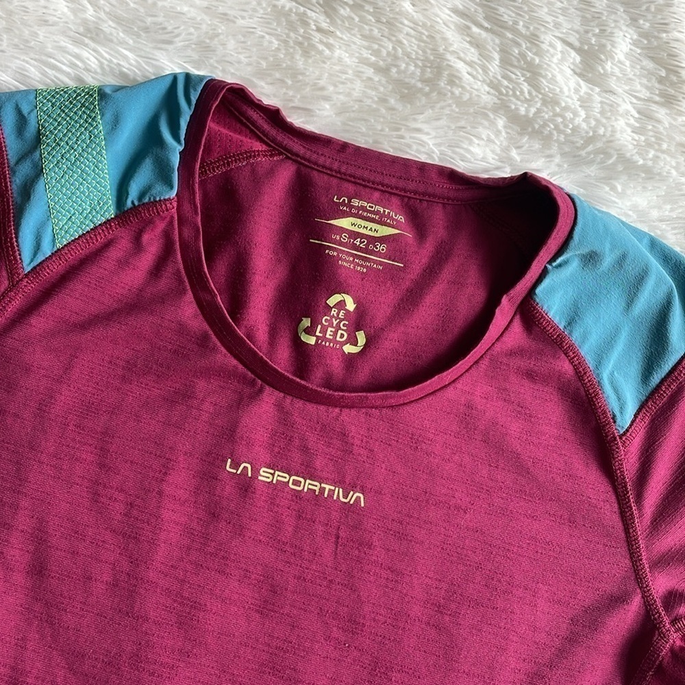 La Sportiva climbing hiking outdoor Compass T Shirt Womens small - Picture 3 of 9